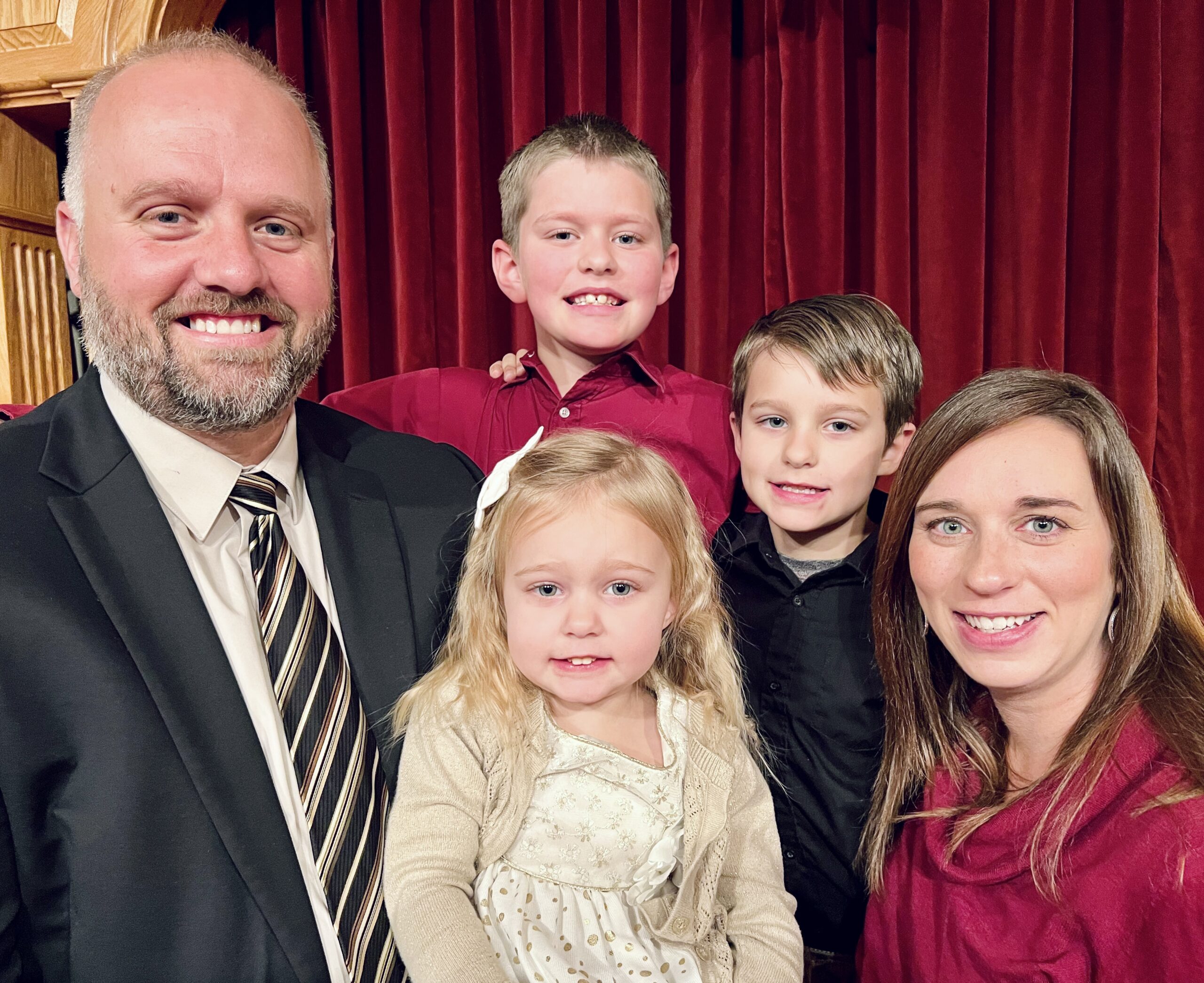 Pastor Joshua Brassard and family